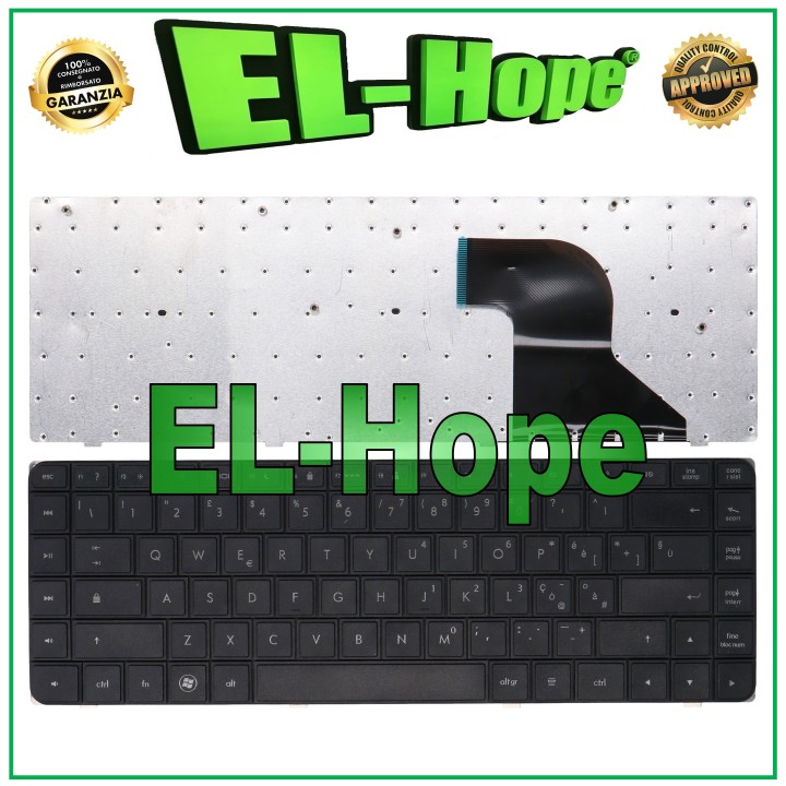 Clavier italien pour ordinateur portable HP Compaq CQ 620 621 625 CQ620 CQ621 CQ625, noir