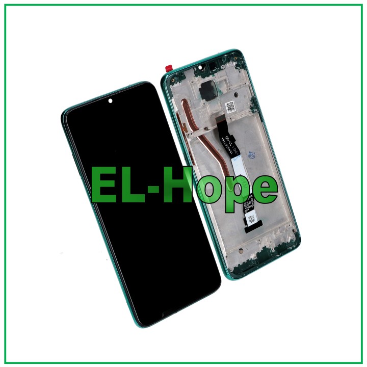 Cadre d e'cran tactile LCD pour Xiaomi Redmi Note 8 Pro M1906G7G, verre vert