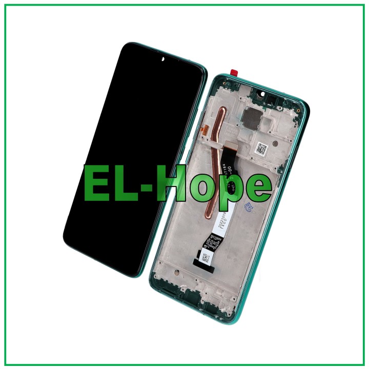 Cadre d e'cran tactile LCD pour Xiaomi Redmi Note 8 Pro M1906G7G, verre vert