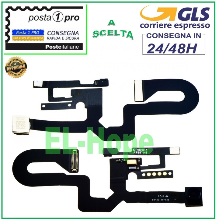 CAPTEUR DE PROXIMITÉ PLAT POUR APPLE IPHONE 8 PLUS CAMÉRA AVANT MICROPHONE