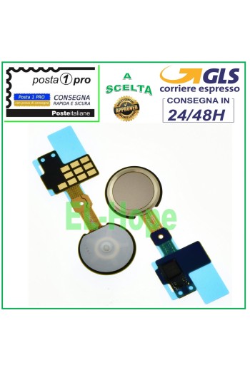 Bouton d accueil plat et flexible avec capteur d empreintes digitales pour LG G5 H850 H840 H830 H831, doré