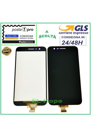 Écran LCD tactile noir pour LG K10 2017 M250 M250N