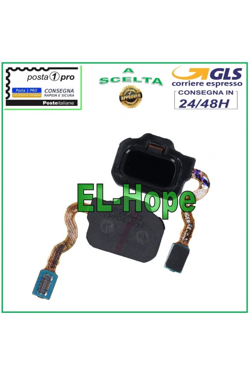 Bouton d accueil pour Samsung Galaxy S8 SM-G950F, capteur d empreintes digitales, noir