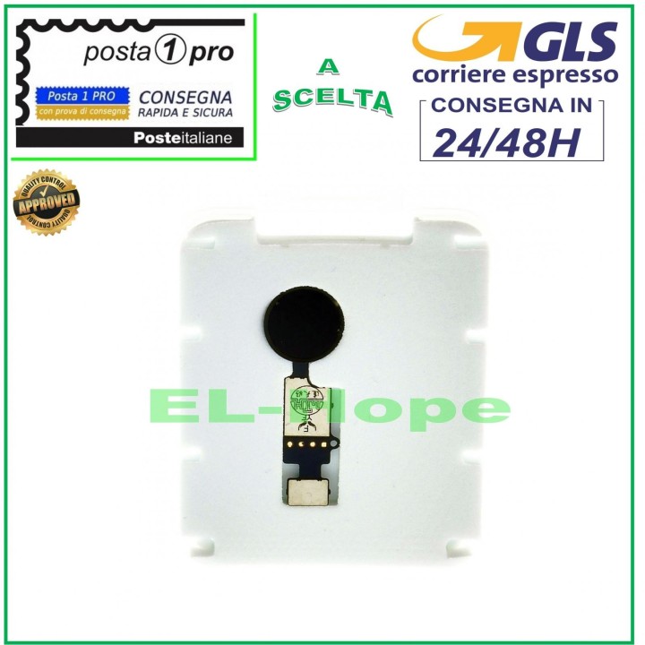 Bouton d accueil plat et re'initialisation JC pour iPhone 7, 7 Plus, 8, 8 Plus, bouton flexible noir