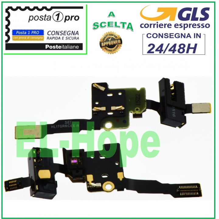 Prise jack pour e'couteurs plat et flexible + capteur de proximite' pour Huawei P8 GRA-L09