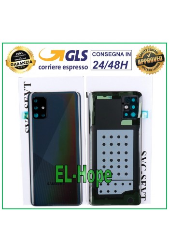 Cache batterie d origine Samsung Galaxy A51 SM-A515 Noir