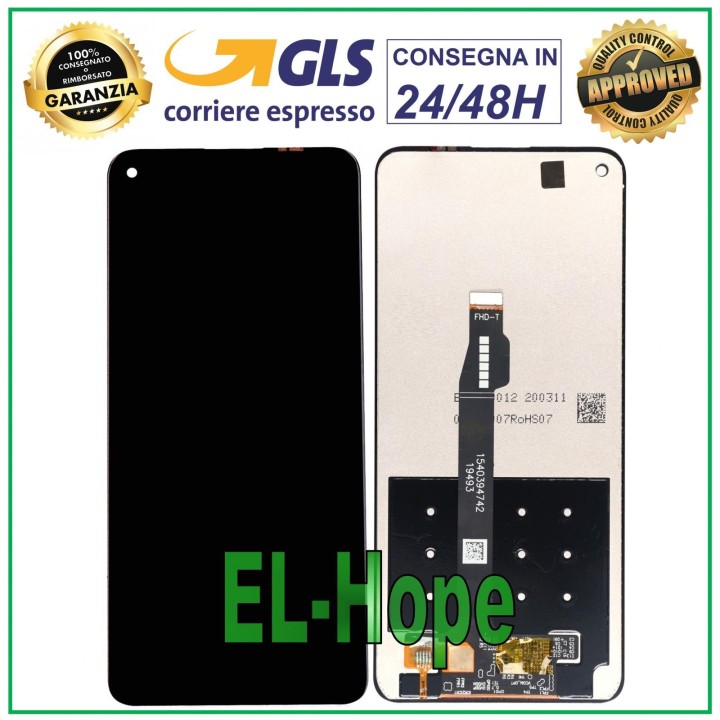 Écran tactile LCD pour Huawei P40 Lite 5G CDY-NX9A Noir