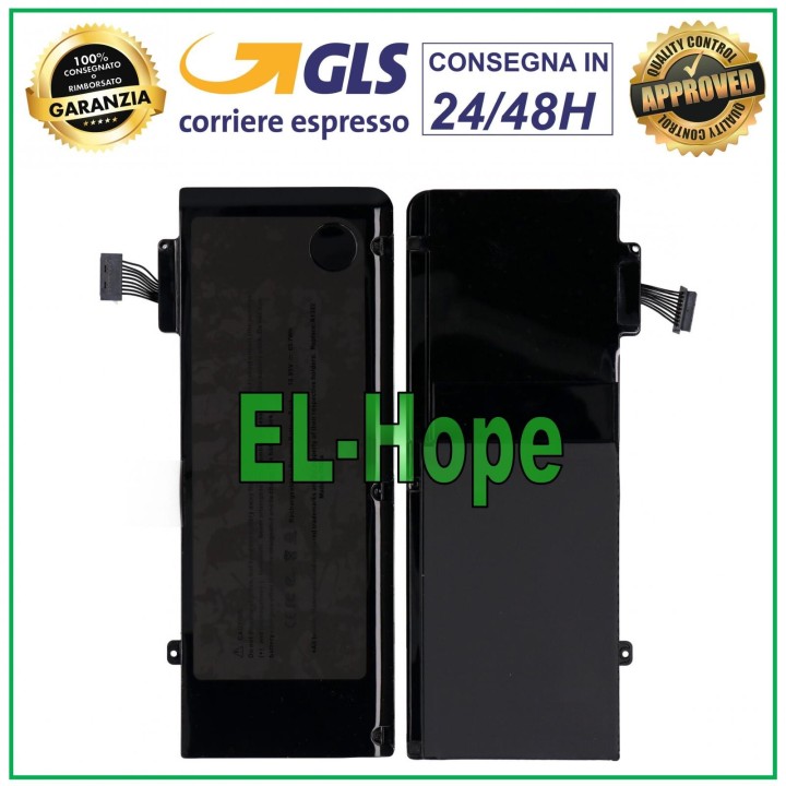 Batterie Li-ion de remplacement A1322 pour Apple MacBook Pro 13  A1278 5800 mAh 10,95 V