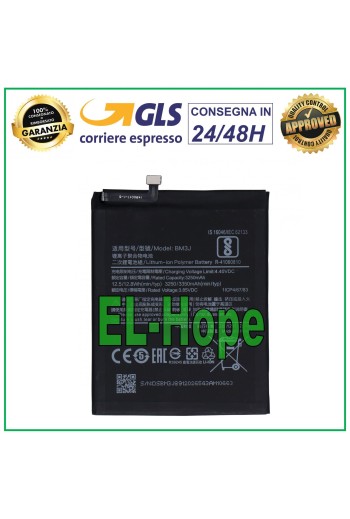 Batterie BM3J pour Xiaomi Mi8, Mi8 Lite, M1808D2TG, M1808D2TE, M1808D2TC, 3350 mAh
