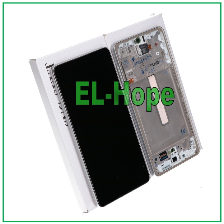 Écran tactile LCD d origine pour Samsung A73 5G 2022 SM A736, cadre blanc GH82-28884B