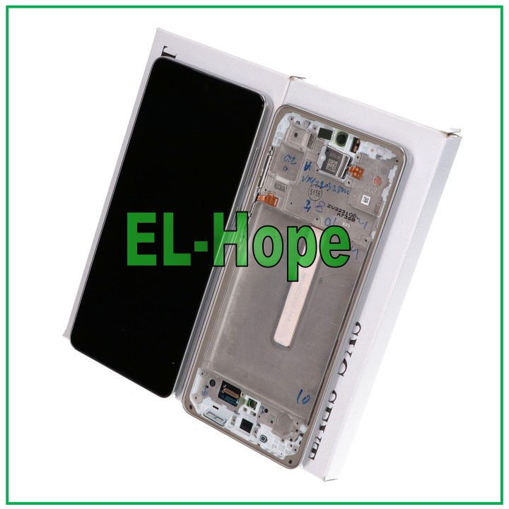 Écran tactile LCD d origine pour Samsung A73 5G 2022 SM A736, cadre blanc GH82-28884B