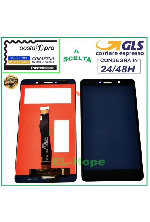 Écran LCD tactile en verre noir pour Huawei Honor 6X BLN-L21 BLN-N22