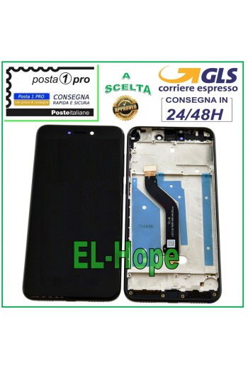 Cadre d écran tactile LCD pour Huawei P8 Lite 2017 PRA-LA1 LX1 LX3 Noir