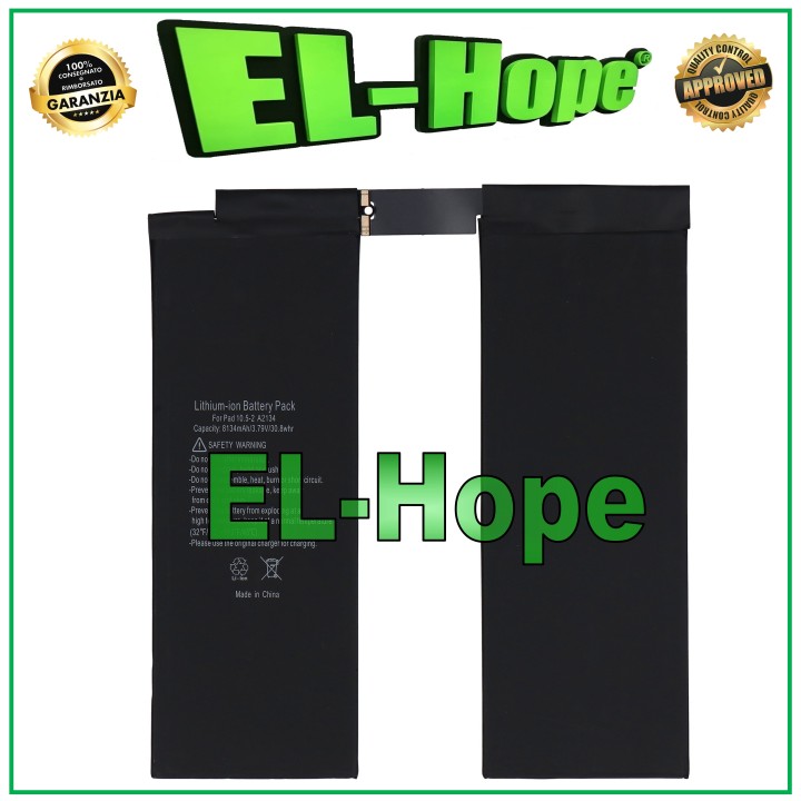 Batterie A2134 pour Apple iPad Air 3 A2123 A2152 A2153 A2154 8134 mAh