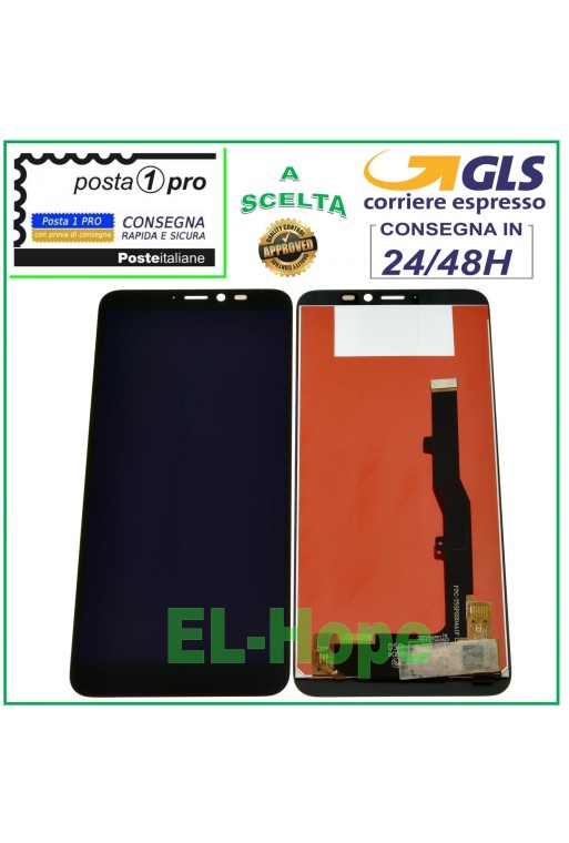 Écran LCD tactile 5,45 noir pour ZTE Blade A530 A606