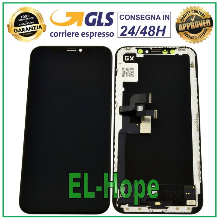 Écran LCD OLED pour Apple iPhone X Écran tactile en verre GX Original