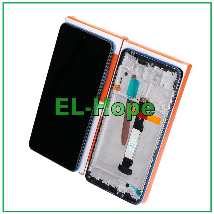 Écran tactile + cadre, service d origine pour Xiaomi Poco X3 Pro M2102J20SG, bleu