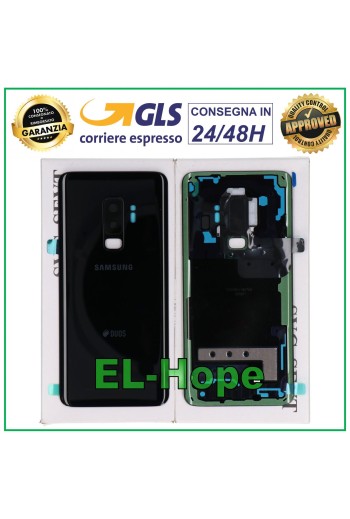 Cache batterie d origine Samsung Galaxy S9 Plus SM-G965 FN noir