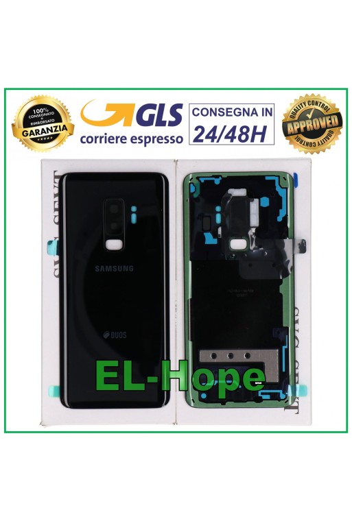 Cache batterie d origine Samsung Galaxy S9 Plus SM-G965 FN noir