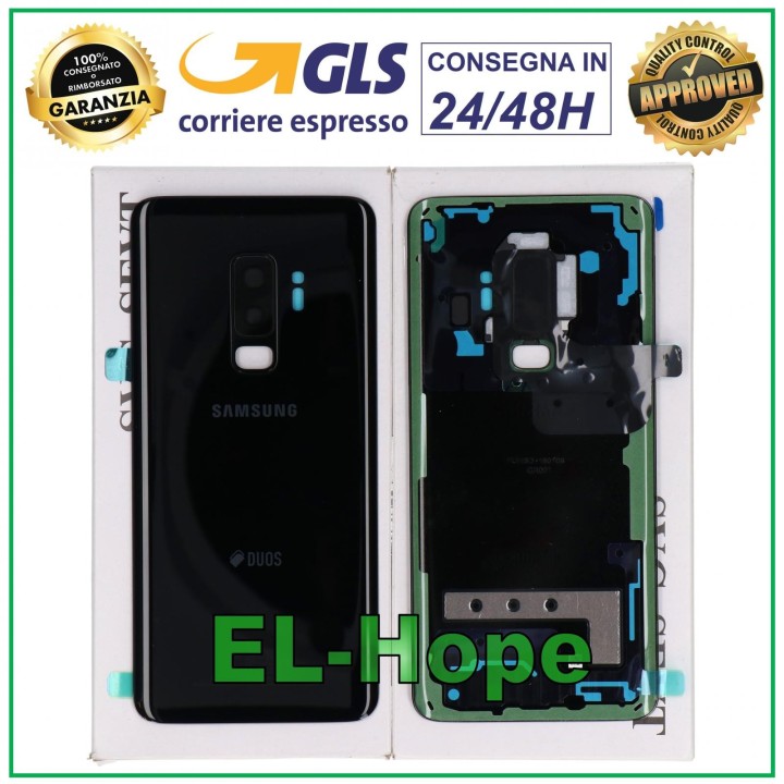 Cache batterie d origine Samsung Galaxy S9 Plus SM-G965 FN noir