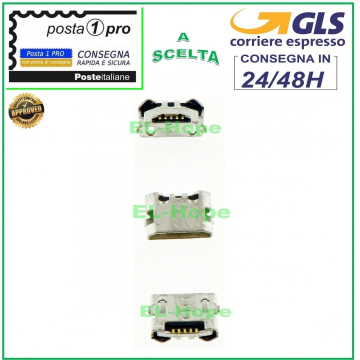 CONNECTEUR DE CHARGE HUAWEI P8 LITE ALE-L21 P8 Y6 SCL-L01 Y5 II CUN MICRO USB