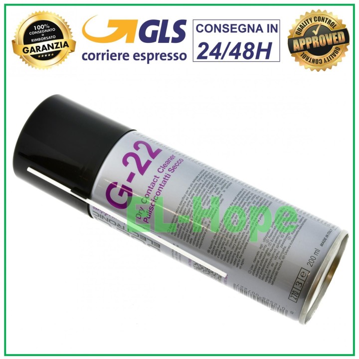Spray nettoyant a' l alcool pour contacts, de'tergent sec, de'graissant, 200 ml, G-22 G22 TWO CI