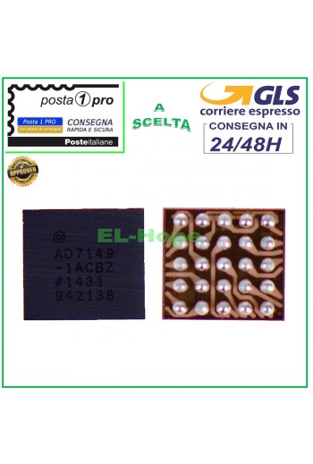 Puce IC BGA U10 AD7149, bouton d accueil pour Apple iPhone 7 et 7 Plus