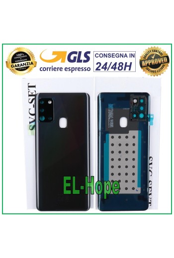 Cache batterie d origine Samsung Galaxy A21S SM-A217 Noir