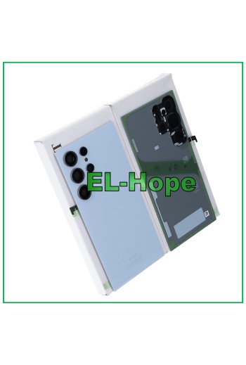 Cache batterie d origine Samsung Galaxy S24 Ultra SM-S928B, boîtier en titane bleu