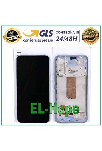 Écran tactile LCD 100 % d origine Samsung Galaxy A54 5G 2023 SM-A546 Cadre violet