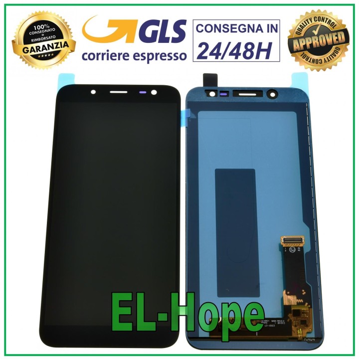 Écran LCD tactile en verre pour Samsung Galaxy J6 2018 SM J600F