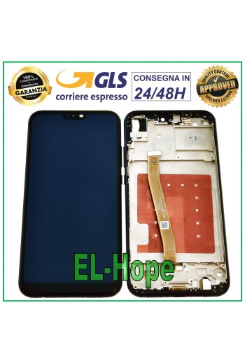Cadre d écran LCD pour Huawei P20 Lite ANE-LX1, écran tactile en verre noir