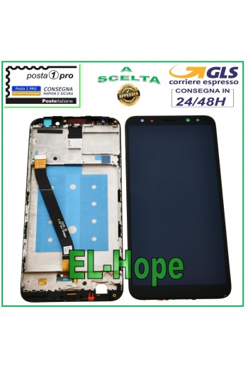 Cadre d écran LCD tactile noir pour Huawei Mate 10 Lite RNE-L01 L21 Nova 2i