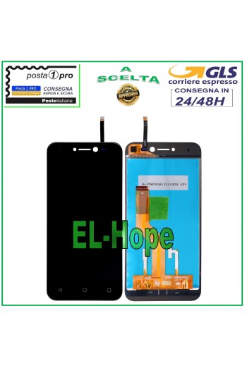 Écran LCD tactile noir pour Wiko Y50 5