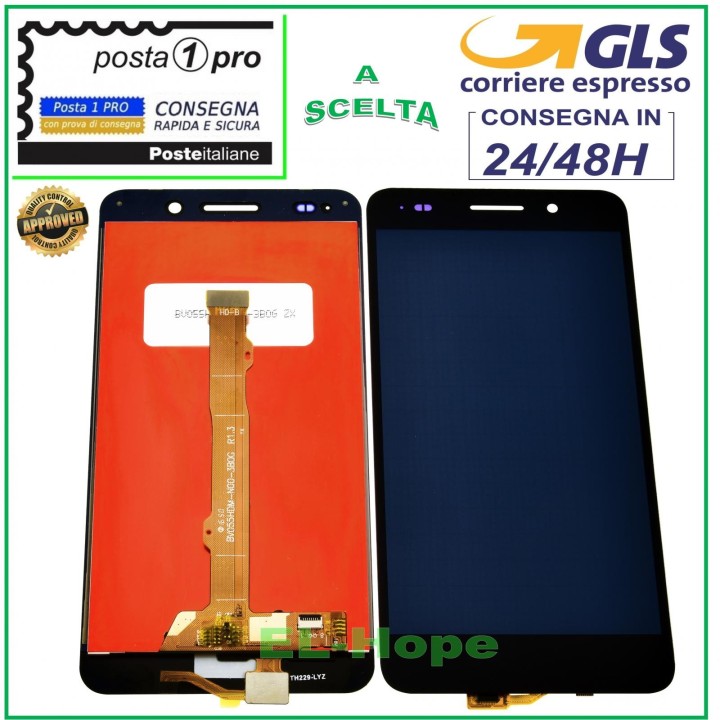 Écran LCD tactile en verre noir pour Huawei Y6 2 II et Honor 5A CAM-L21