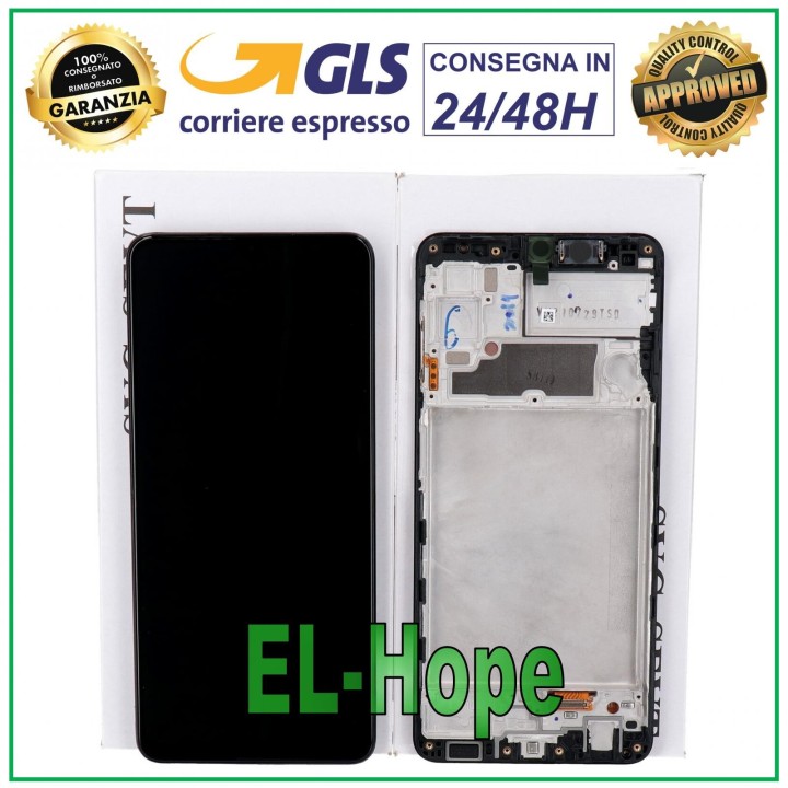 Cadre d origine, e'cran tactile noir pour Samsung A22 4G SM-A225 (GH82-26047A)