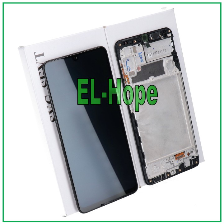 Cadre d origine, e'cran tactile noir pour Samsung A22 4G SM-A225 (GH82-26047A)