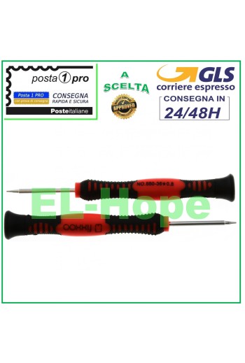 TOURNEVIS PROFESSIONNEL DEMONTAGE POUR IPHONE TORX PENTALOBE 0,8X40mm