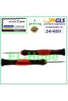 TOURNEVIS PROFESSIONNEL DEMONTAGE POUR IPHONE TORX PENTALOBE 0,8X40mm