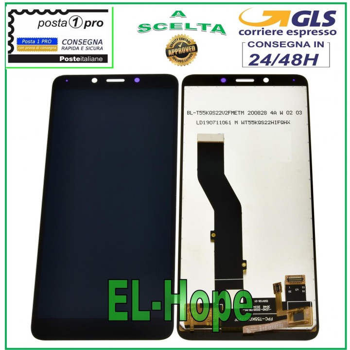Écran LCD tactile en verre pour LG K20 2019 LMX120EMW