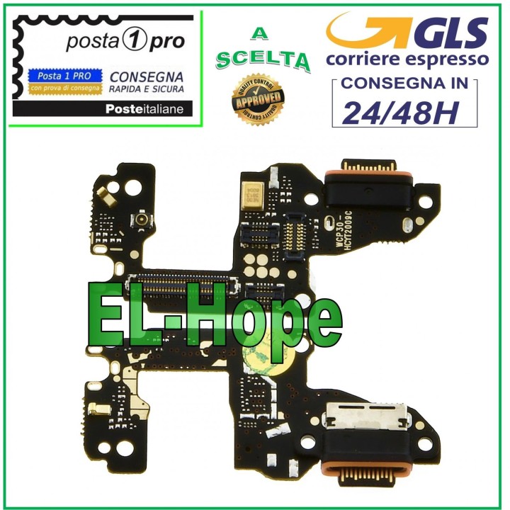 CONNECTEUR DE CHARGE HUAWEI P30 ELE-L09 ELE-L29 MICROPHONE DOCK TYPE-C CHARGEMENT USB