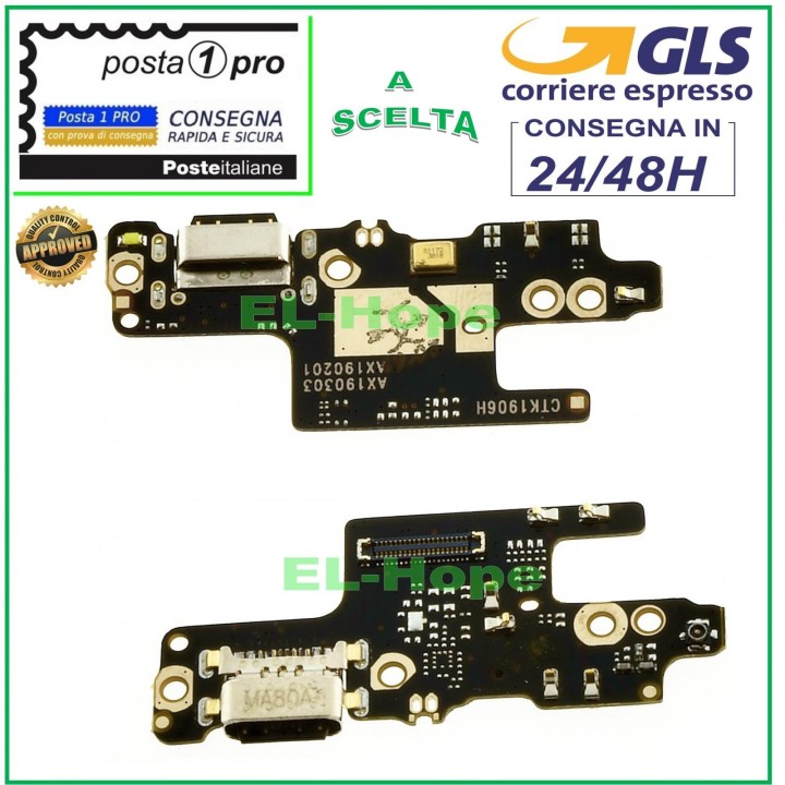 CONNECTEUR DE CHARGE XIAOMI REDMI NOTE 7 MICROPHONE DOCK JACK PCB TYPE C CHARGE