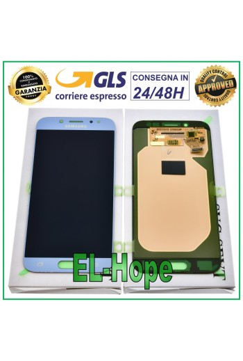 Écran LCD d origine Samsung Galaxy J7 2017 SM J730 F Écran tactile Argenté Bleu
