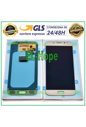 Écran LCD d origine Samsung Galaxy J5 2017 J530 SM-J530F Écran tactile doré