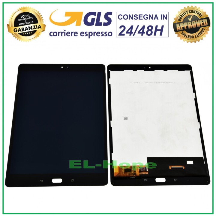 Écran LCD tactile en verre noir pour ASUS Zenpad 3S LTE Z500KL P001