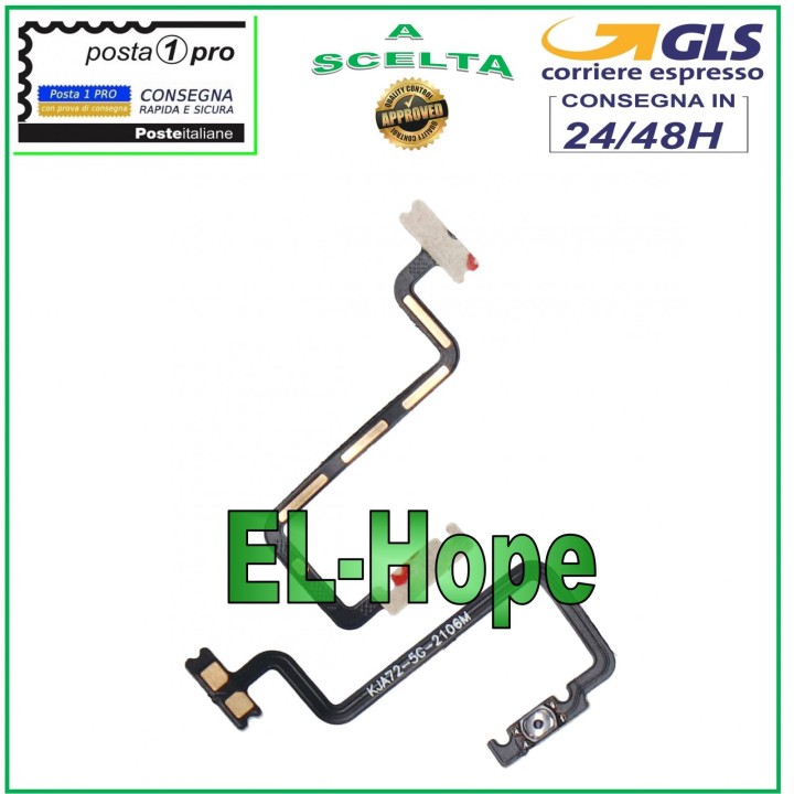 Câble plat flexible pour bouton late'ral d arre't pour OPPO A73 2021 5G (CPH2161)