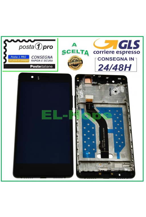 Écran LCD + châssis pour Huawei P9 Lite VNS-L31 L23 L21 Écran tactile en verre noir