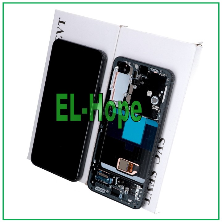 Écran tactile LCD d origine pour Samsung Galaxy S22 SM-S901, cadre gris GH82-27520E