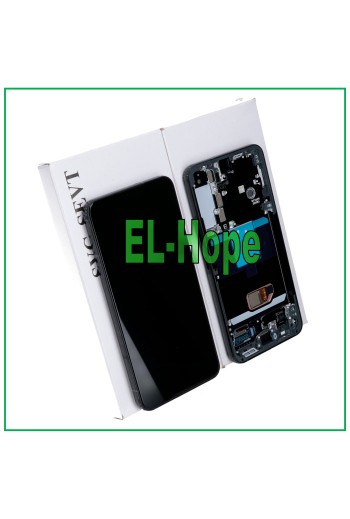 Écran LCD + cadre d origine Samsung Galaxy S22 2022 SM-S901 Écran tactile gris