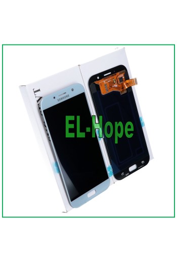 Écran LCD d origine Samsung Galaxy A7 2017 A720 SM-A720F DS Écran tactile bleu